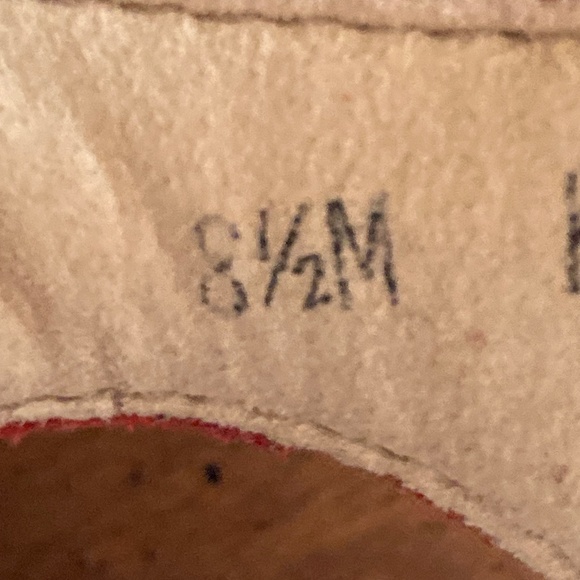 SAS Red Multi Color Sling Thong Sanibel Leather Sandals 8.5M Like New - Picture 5 of 5